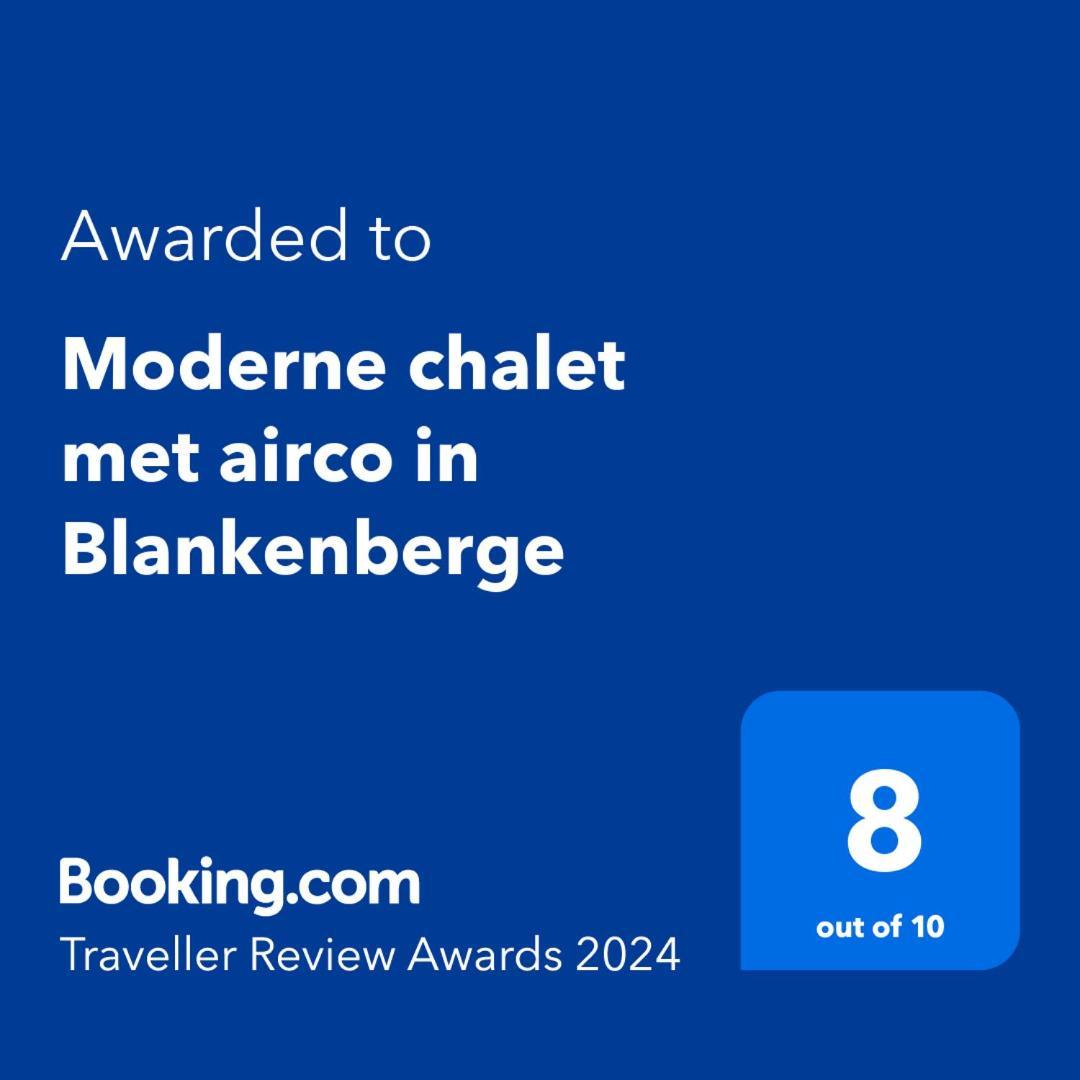 Moderne Chalet Met Airco In Blankenberge Extérieur photo